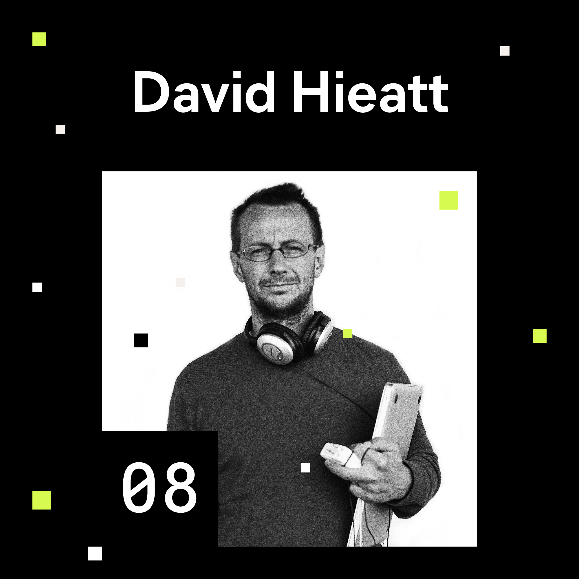 David Hieat portrait for episode 8 of the shaping chaos podcast.